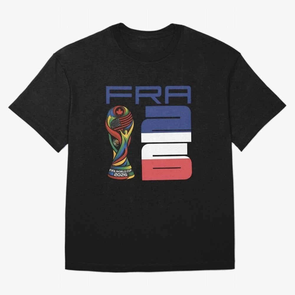 France World Cup 2026 Soccer - FRA 26 Blue White Red Oversized T-Shirt Bring Global Tournament Vibes to Match Day Hype around FIFA World Cup 2026, Messi and Cristiano Ronaldo, France and Portugal, Match Day Excitement, Supporter Culture, Golden