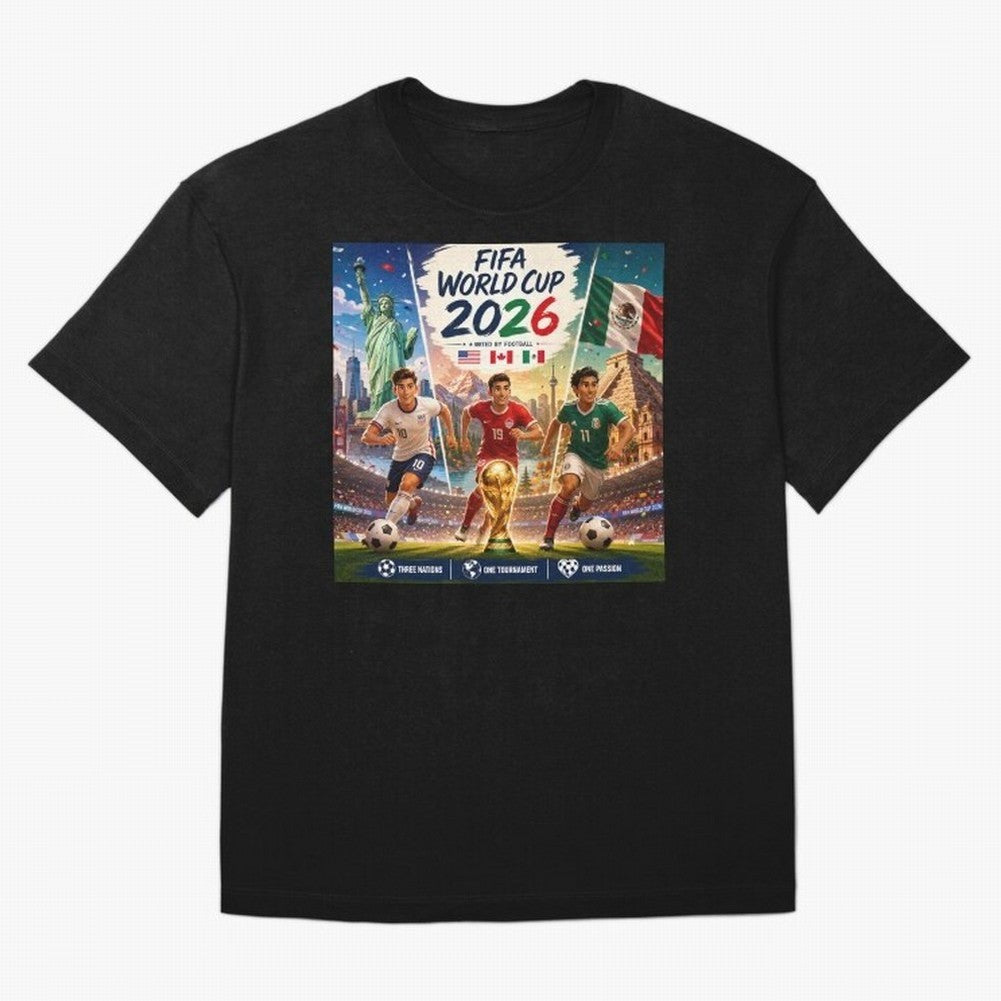 United by Football 2026 #football 2026 Oversized T-Shirt Represent Fans Who Live for Match Day Hype around FIFA World Cup 2026, Neymar, Portugal, Spain and Germany, Football Passion, Legendary Performances, Festival Vibes and Supporter Community;