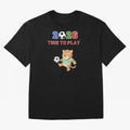 Mexico Soccer Jaguar Mascot 2026 Time To Play Football Oversized T-Shirt Celebrate Fan Culture around FIFA World Cup 2026 Group Stage Connected to Mbappe, France and Portugal Energy, Global Supporter Spirit, Legendary Goals, National Colors and