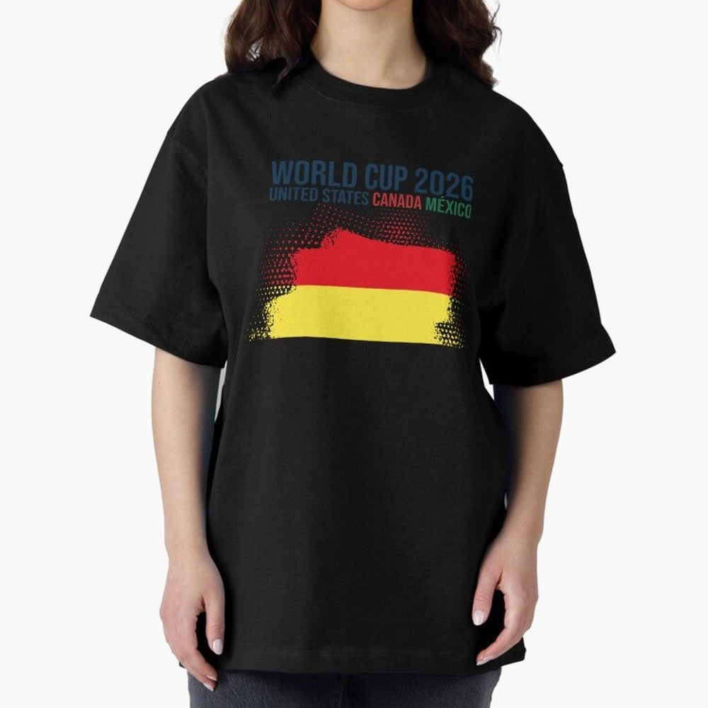 BELGIUM WORLD CUP 2026 Oversized T-Shirt Join the Countdown to Match Day Hype around FIFA World Cup 2026 USA Canada Mexico, CR7 and Messi, Spain, Vintage Soccer Flavor, Modern Football Stars, National Flags and Final Night Emotion; Created for