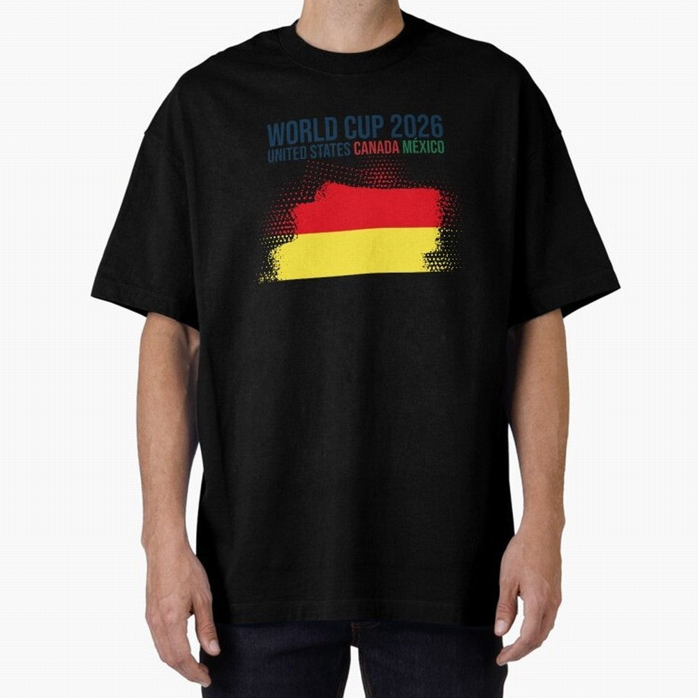 BELGIUM WORLD CUP 2026 Oversized T-Shirt Join the Countdown to Match Day Hype around FIFA World Cup 2026 USA Canada Mexico, CR7 and Messi, Spain, Vintage Soccer Flavor, Modern Football Stars, National Flags and Final Night Emotion; Created for