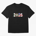 North American Soccer Spirit Team 2026 T-Shirt_82770209 Oversized T-Shirt Cheer through Every Moment of FIFA World Cup 2026 USA Canada Mexico Highlighting Haaland and Mbappe, France and Portugal Energy, Retro Football Energy, Iconic Rivalries,