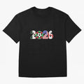 North American Soccer Spirit Team 2026 T-Shirt_82770209 Oversized T-Shirt Bring Match Day Fire to the FIFA World Cup 2026 Group Stage Journey through Messi, CR7 and Mbappe Highlights, Argentina, France and Brazil Pride, Fan Favorite Moments,