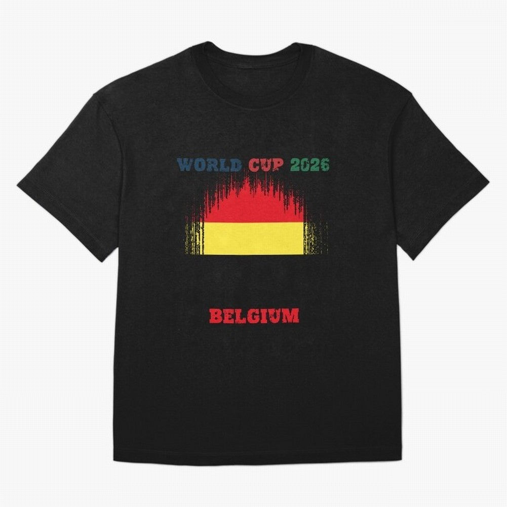 BELGIUM WORLD CUP 2026 Oversized T-Shirt Fuel the Hype around Match Day Hype around FIFA World Cup 2026 USA Canada Mexico, Messi and Cristiano Ronaldo, England and Germany, Classic Soccer Heritage, Championship Pressure, Fan Loyalty and