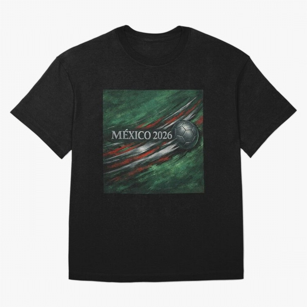 M¨¦xico 2026 Soccer Design Oversized T-Shirt Join the Countdown to the FIFA World Cup 2026 Group Stage Journey through Cristiano Ronaldo, Haaland and CR7 Highlights, Netherlands Pride, Stadium Memories, Football Loyalty, International Chants and