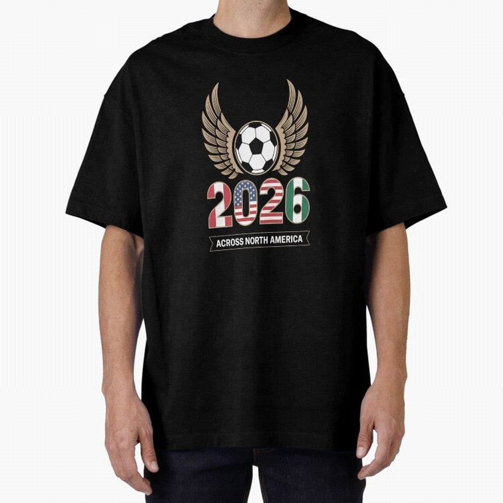USA Mexi Cana Player 2026 Boys Kids Men Women Teen USA 2026 Oversized T-Shirt Represent Football Lovers during FIFA World Cup 2026 Group Stage Made for Mbappe and Neymar, Germany Energy, Classic Soccer Heritage, Championship Pressure, Fan Loyalty