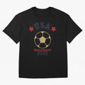 USA Soccer Fan 2026 Jersey Style Design Oversized T-Shirt Carry the Dream of FIFA World Cup 2026 USA Canada Mexico for Fans of Messi, Neymar and Mbappe and Netherlands, Bringing Football History, Final Match Energy, Crowd Noise and Once in a