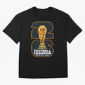 2026 Soccer Tournament Graphic - Football Champion Art Oversized T-Shirt Bring Stadium Energy to FIFA World Cup 2026 Made for Neymar, Haaland and Cristiano Ronaldo, Germany Energy, Football Festival Excitement, Trophy Ambitions, Country Rivalries