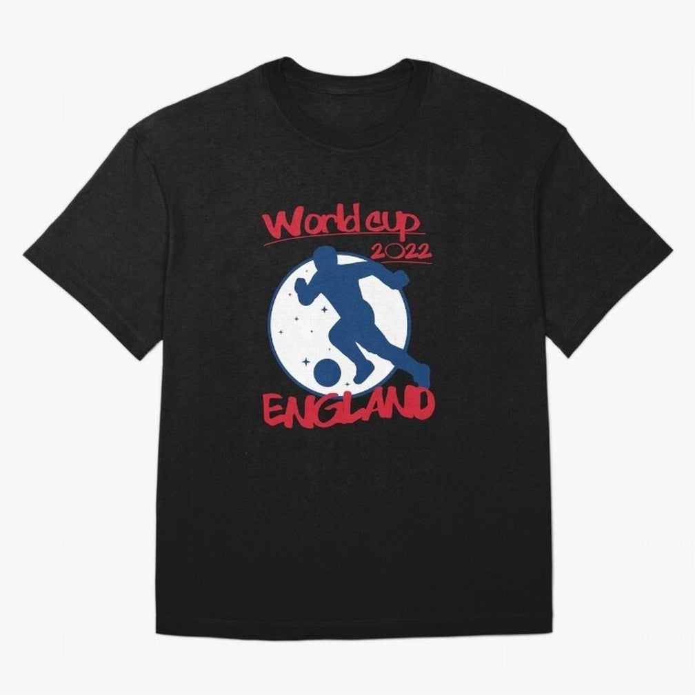 England World Cup 2022 Oversized T-Shirt Celebrate Classic Football Spirit in the FIFA World Cup 2026 USA Canada Mexico Journey through Neymar Highlights, Argentina, France and Brazil Pride, Stadium Chants, National Pride, Trophy Dreams and