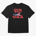 USA, Qatar World Cup 2022 Oversized T-Shirt Celebrate Golden Goal Energy in Global Football Passion for FIFA World Cup 2026 Group Stage, Featuring Messi, CR7 and Mbappe, Spain, Champion Mindset, Group Stage Buzz, Knockout Tension and Passionate Fan