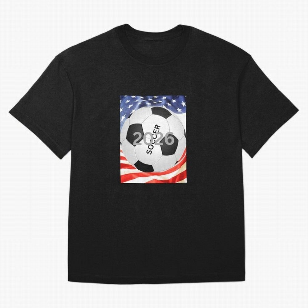 THIS IS SOCCER 2026 Oversized T-Shirt Refresh Match Day Hype around FIFA World Cup 2026 USA Canada Mexico, CR7 and Messi, France and Portugal, Championship Spirit, Famous Goals, Roaring Crowds and International Football Unity; Ideal for Football