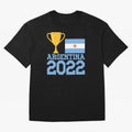 Argentina World Cup Soccer Football 2022, Argentina Soccer Jersey Argentinian Football, Argentina, Argentinian, Qatar World Cup 2022 Oversized T-Shirt Show Your Tournament Heart for FIFA World Cup 2026 USA Canada Mexico Centered on Mbappe and