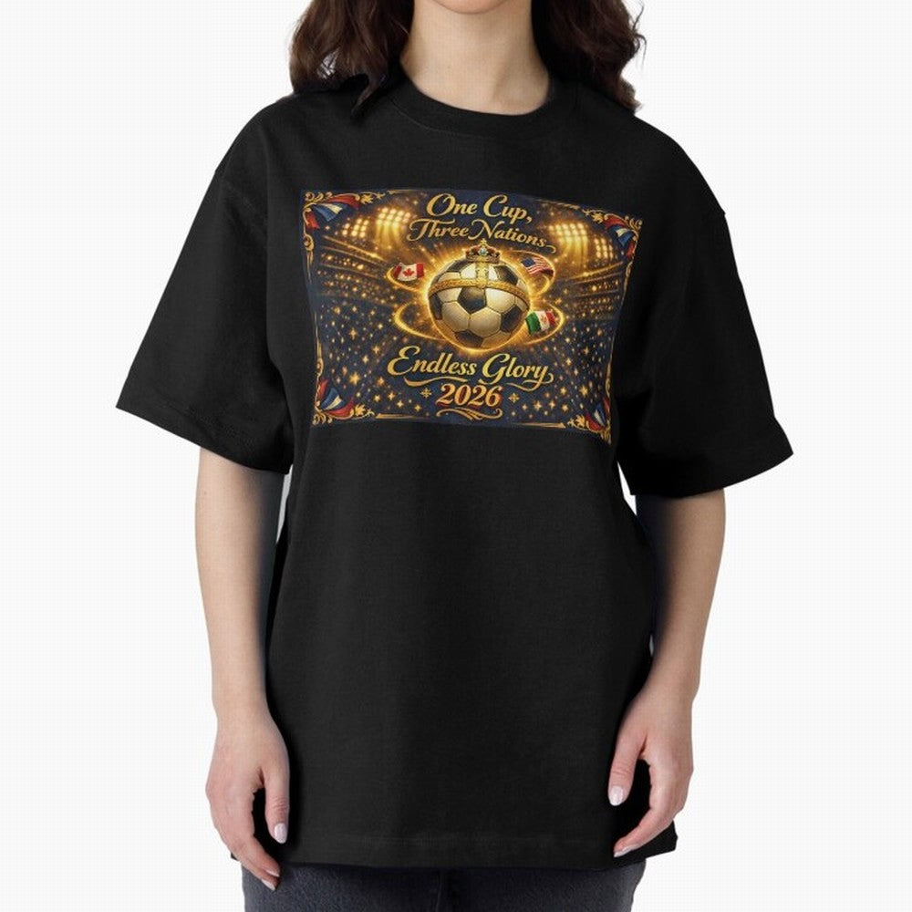 2026 World Cup Celebration inpired by renaissance art Oversized T-Shirt Create FIFA World Cup 2026 USA Canada Mexico Spirit, Celebrating England, Mbappe and Neymar, Fan Favorite Moments, National Team Passion, Big Match Drama and Soccer History;