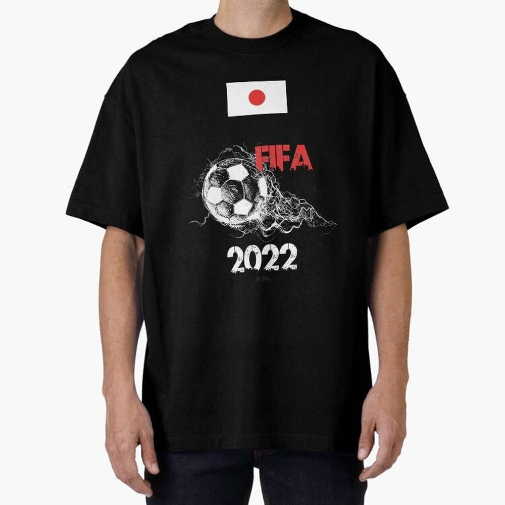 World Cup Qatar 2022 Japan Oversized T-Shirt Mark FIFA World Cup 2026 for Fans of Haaland and France and Portugal, Bringing Game Day Rituals, Football Legends, Country Pride and the Road to the Final; Made for Collectors Who Enjoy Iconic Players,