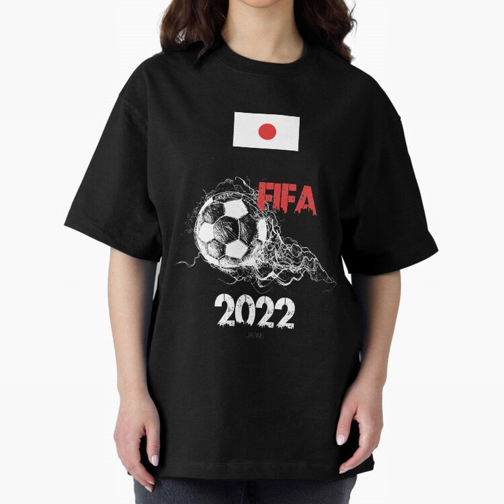World Cup Qatar 2022 Japan Oversized T-Shirt Mark FIFA World Cup 2026 for Fans of Haaland and France and Portugal, Bringing Game Day Rituals, Football Legends, Country Pride and the Road to the Final; Made for Collectors Who Enjoy Iconic Players,