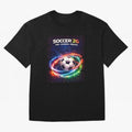 North America Soccer 2026 Shirt, Soccer 26 USA Canada Mexico Fan Tee, United 2026 Soccer Graphic - Bold Oversized T-Shirt Bring World Football Passion into FIFA World Cup 2026 USA Canada Mexico Featuring Cristiano Ronaldo, England Energy, Goal