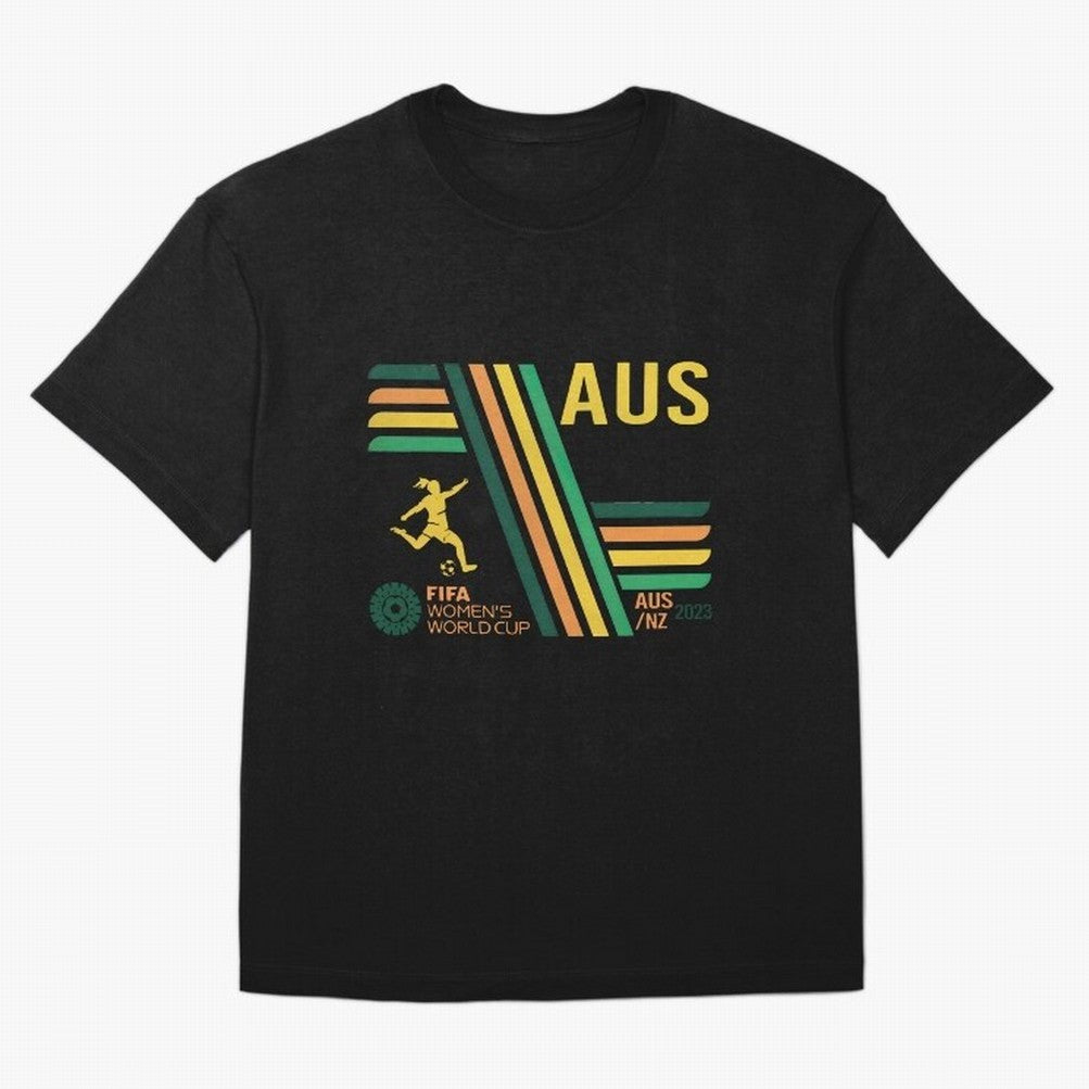 Australia Women's World Cup Oversized T-Shirt Celebrate Golden Goal Energy in the FIFA World Cup 2026 Journey through CR7 and Messi Highlights, Spain and Netherlands Pride, Football History, Final Match Energy, Crowd Noise and Once in a Lifetime