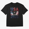 USA 2026 Soccer Eagle - World Cup Football Oversized T-Shirt Join Supporters Worldwide for Match Day Hype around FIFA World Cup 2026 USA Canada Mexico, Haaland and Mbappe, France, Sports Nostalgia, International Competition, Famous Players and