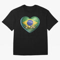 Brazil 2026 World Football Heart Flag Designs Oversized T-Shirt Unlock Match Day Hype around FIFA World Cup 2026 Group Stage, Messi, Neymar and Mbappe, Argentina and Brazil, Stadium Chants, National Pride, Trophy Dreams and Unforgettable Football