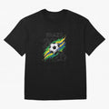 Brazil Soccer 2026 Fan Shirt ¨C Brazil Football Supporter Oversized T-Shirt Join Supporters Worldwide for FIFA World Cup 2026 USA Canada Mexico Connected to Mbappe, England, France and Netherlands Energy, Football History, Final Match Energy, Crowd