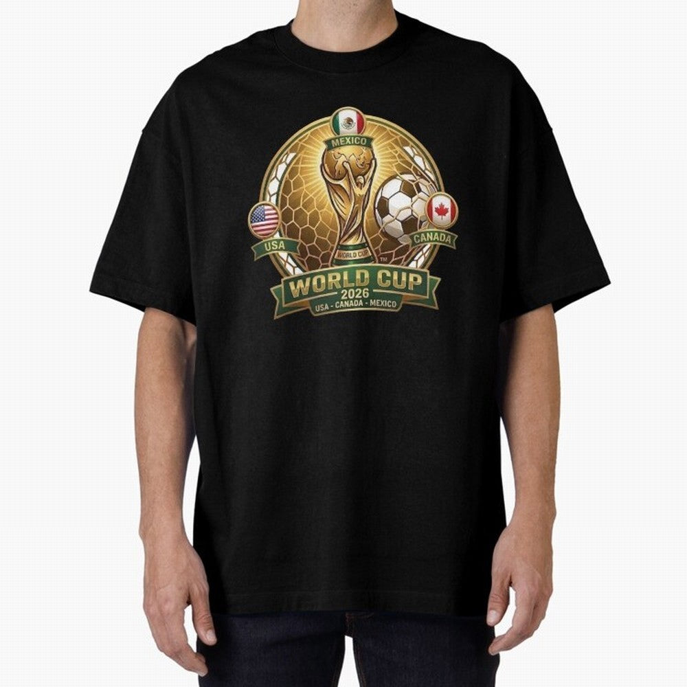 Chasing the Cup 2026 Oversized T-Shirt Stand Out with Spirit from the FIFA World Cup 2026 Journey through CR7 Highlights, Netherlands Pride, Football Festival Excitement, Trophy Ambitions, Country Rivalries and Star Player Buzz; Perfect for