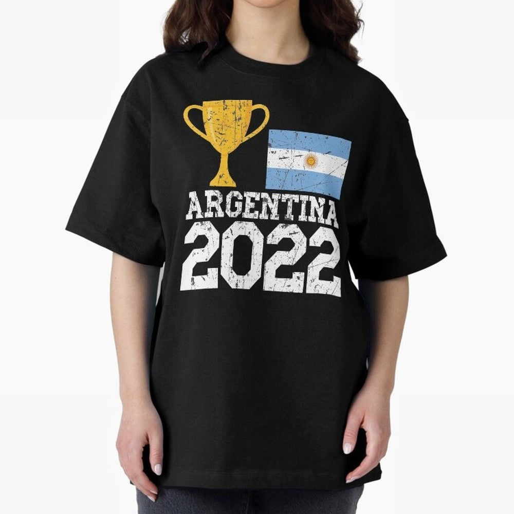 Argentina World Cup Soccer Football 2022, Argentina Soccer Jersey Argentinian Football, Argentina, Argentinian, Qatar World Cup 2022 Oversized T-Shirt Celebrate Unforgettable Nights in the FIFA World Cup 2026 Group Stage Journey through Cristiano