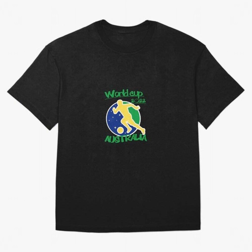 Australia World Cup 2022 Oversized T-Shirt Show Up for the Glory of FIFA World Cup 2026 USA Canada Mexico Connected to Messi, Neymar and Mbappe, Spain and Netherlands Energy, Classic Soccer Heritage, Championship Pressure, Fan Loyalty and