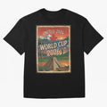 United 2026 World Cup ¨C Vintage North America Soccer Poster Oversized T-Shirt Upgrade the FIFA World Cup 2026 Group Stage Journey through Neymar Highlights, Spain Pride, Vintage Soccer Flavor, Modern Football Stars, National Flags and Final Night