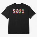 All the 32 Teams that Played in 2022 in Qatar for Football Fans Oversized T-Shirt Celebrate Unforgettable Nights in FIFA World Cup 2026 Group Stage Driven by Mbappe and Neymar, England and Germany Energy, Championship Spirit, Famous Goals, Roaring