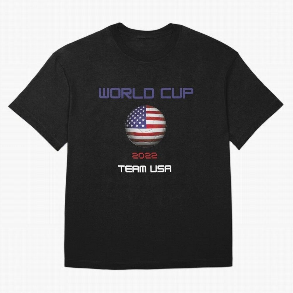 World cup 2022 Team USA Oversized T-Shirt Bring Trophy Dreams to FIFA World Cup 2026 Group Stage for Fans of Haaland and Mbappe and France, Bringing Stadium Memories, Football Loyalty, International Chants and Championship Tradition; Made for Die
