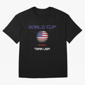 World cup 2022 Team USA Oversized T-Shirt Bring Trophy Dreams to FIFA World Cup 2026 Group Stage for Fans of Haaland and Mbappe and France, Bringing Stadium Memories, Football Loyalty, International Chants and Championship Tradition; Made for Die