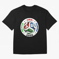 Trionda 26 Soccer Ball - North America 2026 Football Art Oversized T-Shirt Experience FIFA World Cup 2026 Spirit, Highlighting England, Messi, Neymar and Mbappe, Football History, Final Match Energy, Crowd Noise and Once in a Lifetime Moments; Made