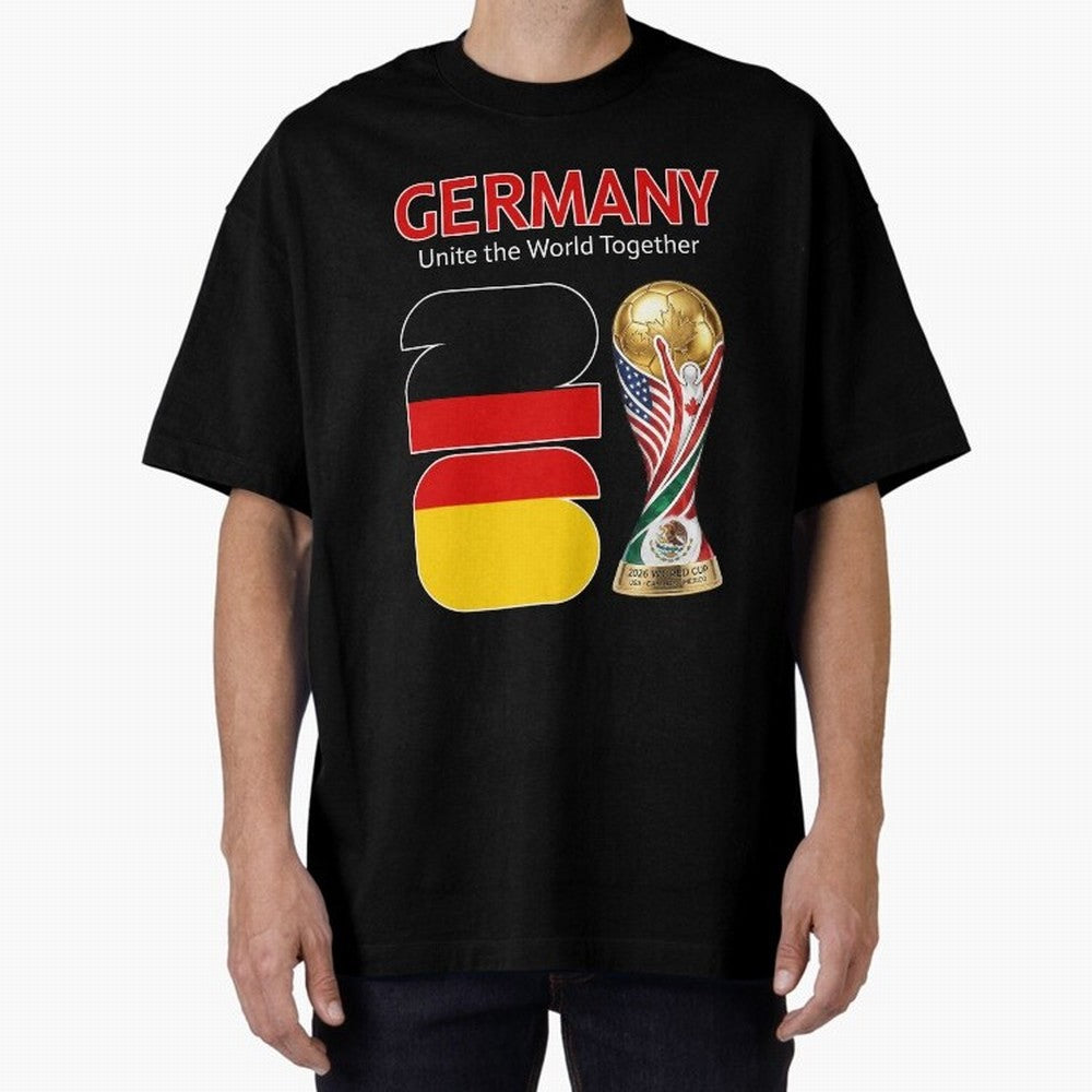 World Cup 2026, IMG 031, GERMANY 001 Oversized T-Shirt Celebrate the Stars of FIFA World Cup 2026 Group Stage for Fans of Neymar and Germany, Bringing Goal Celebration Energy, Supporter Heritage, Football Icons and Worldwide Tournament Joy; Perfect