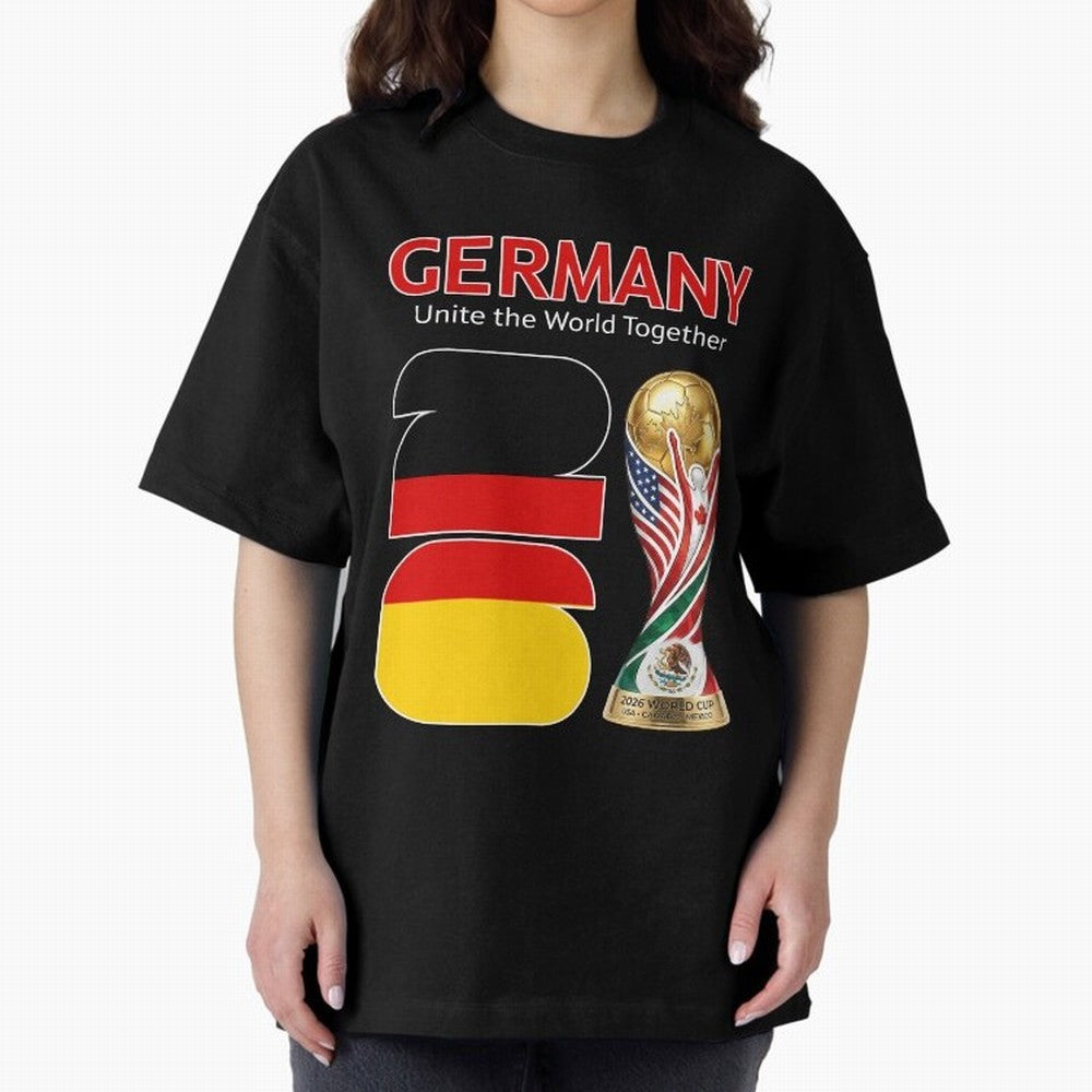 World Cup 2026, IMG 031, GERMANY 001 Oversized T-Shirt Celebrate the Stars of FIFA World Cup 2026 Group Stage for Fans of Neymar and Germany, Bringing Goal Celebration Energy, Supporter Heritage, Football Icons and Worldwide Tournament Joy; Perfect
