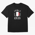 World Cup 2026 Italy Football Fan Italian Supporter T-Shirt_88563599 Oversized T-Shirt Make Memories around Global Football Passion for FIFA World Cup 2026, with CR7, France and Portugal, Classic Soccer Heritage, Championship Pressure, Fan Loyalty
