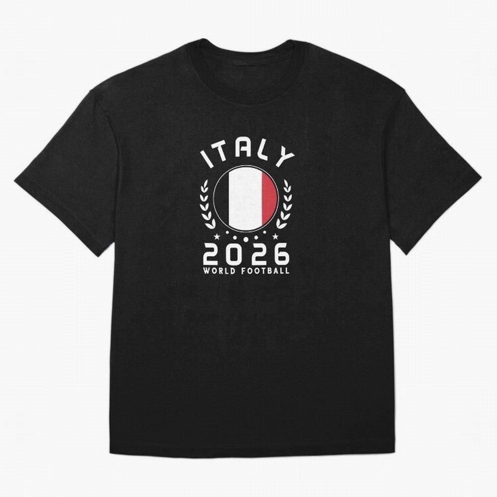World Cup 2026 Italy Football Fan Italian Supporter T-Shirt_88563599 Oversized T-Shirt Relive FIFA World Cup 2026 USA Canada Mexico for Fans of Mbappe and Neymar and Brazil, Portugal and Argentina, Bringing Goal Celebration Energy, Supporter