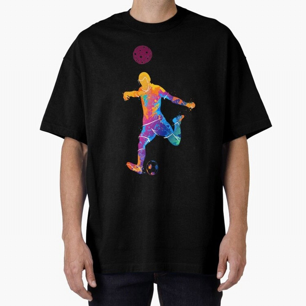 World Cup 2022 Family, Football Players, Football Lovers Oversized T-Shirt Celebrate Football Heritage in Global Football Passion for FIFA World Cup 2026 Group Stage, Inspired by Cristiano Ronaldo, Haaland and CR7, Argentina and Brazil, Tournament