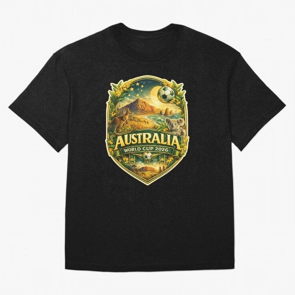 Australia FIFA World Cup 2026 Great Barrier Reef Outback Kangaroo Coast Oversized T-Shirt Make the Season About the FIFA World Cup 2026 Journey through Neymar, Haaland and Cristiano Ronaldo Highlights, France and Portugal Pride, Football Passion,