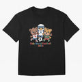 Kids World Football Friends 2026 ¨C Cute Cartoon Soccer Characters for Children Oversized T-Shirt Show Your Love for Match Day Hype around FIFA World Cup 2026 Group Stage, Mbappe and Neymar, Brazil, Match Day Excitement, Supporter Culture, Golden