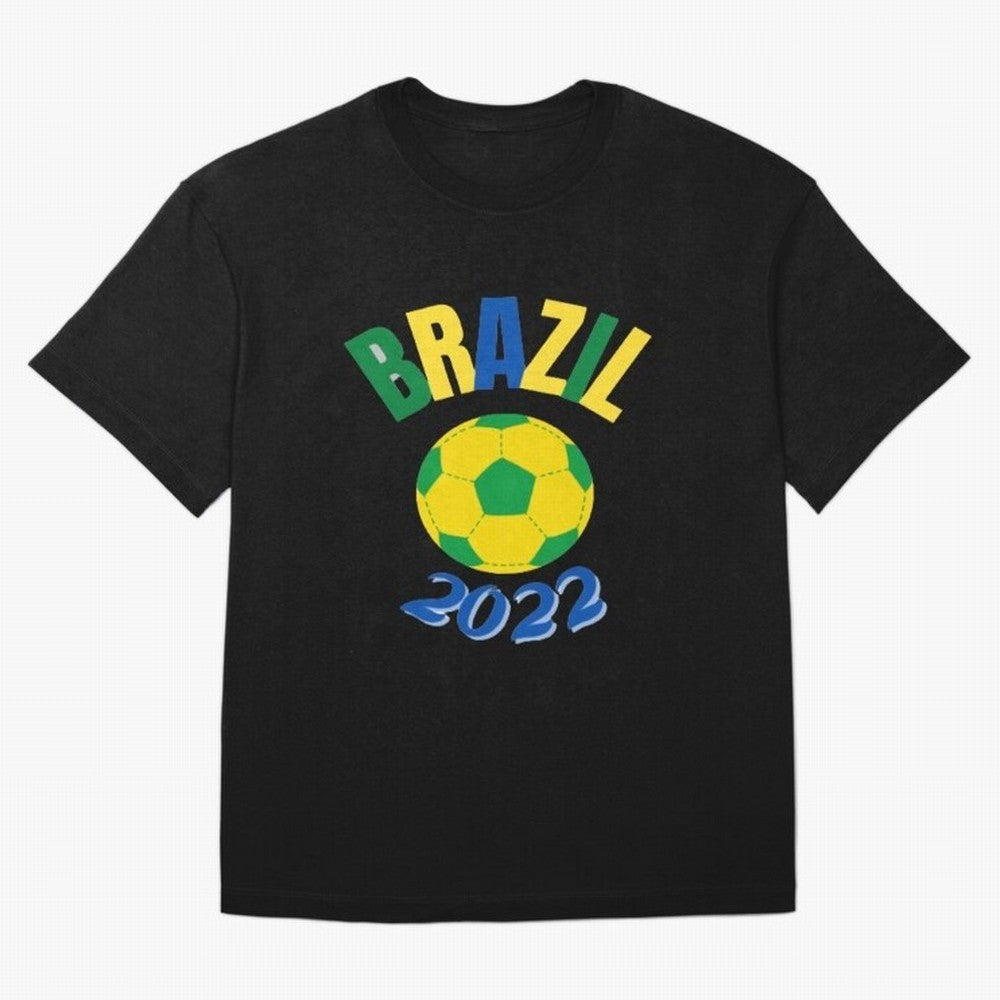 Brazil FIFA world cup 2022 T shirt Oversized T-Shirt Represent Football Lovers during Match Day Hype around FIFA World Cup 2026, Neymar, England, Football History, Final Match Energy, Crowd Noise and Once in a Lifetime Moments; Made for Die Hard