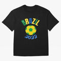 Brazil FIFA world cup 2022 T shirt Oversized T-Shirt Represent Football Lovers during Match Day Hype around FIFA World Cup 2026, Neymar, England, Football History, Final Match Energy, Crowd Noise and Once in a Lifetime Moments; Made for Die Hard