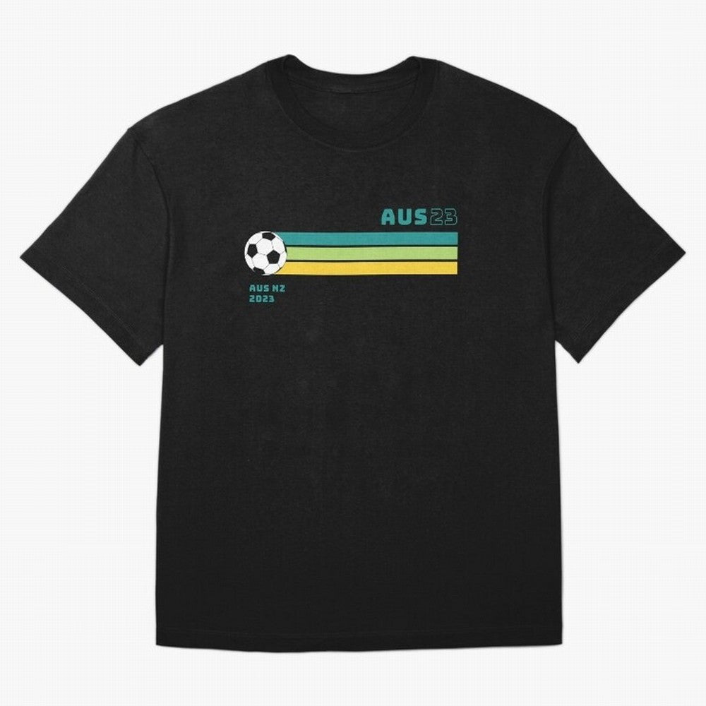 Australian Womens World Cup 2023 Oversized T-Shirt Celebrate National Team Dreams in FIFA World Cup 2026 USA Canada Mexico for Fans of CR7 and Messi and Spain, Bringing Sports Nostalgia, International Competition, Famous Players and Unforgettable