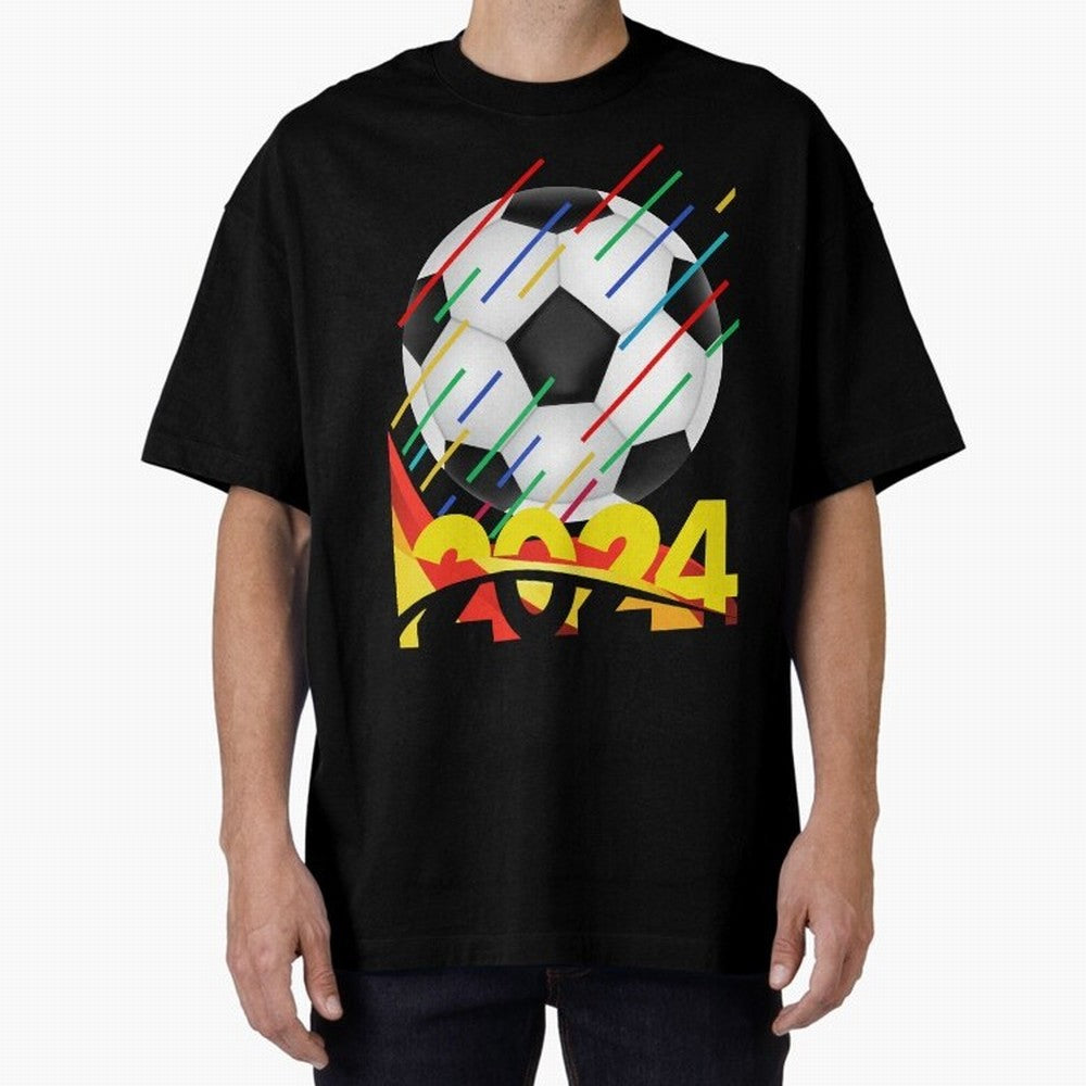 FOOTBALL 2024 Oversized T-Shirt Upgrade FIFA World Cup 2026 Group Stage Spirit, Driven by Argentina and Brazil, Messi and Cristiano Ronaldo, Classic Soccer Heritage, Championship Pressure, Fan Loyalty and International Pride; Perfect for Fans,