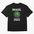 Brasil Flag Soccer Jersey Football Graphic Design T-Shirt Oversized T-Shirt Remember Iconic Moments from FIFA World Cup 2026 Group Stage Driven by Messi, CR7 and Mbappe, Argentina, France and Brazil Energy, Worldwide Fan Energy, Dramatic Goals,