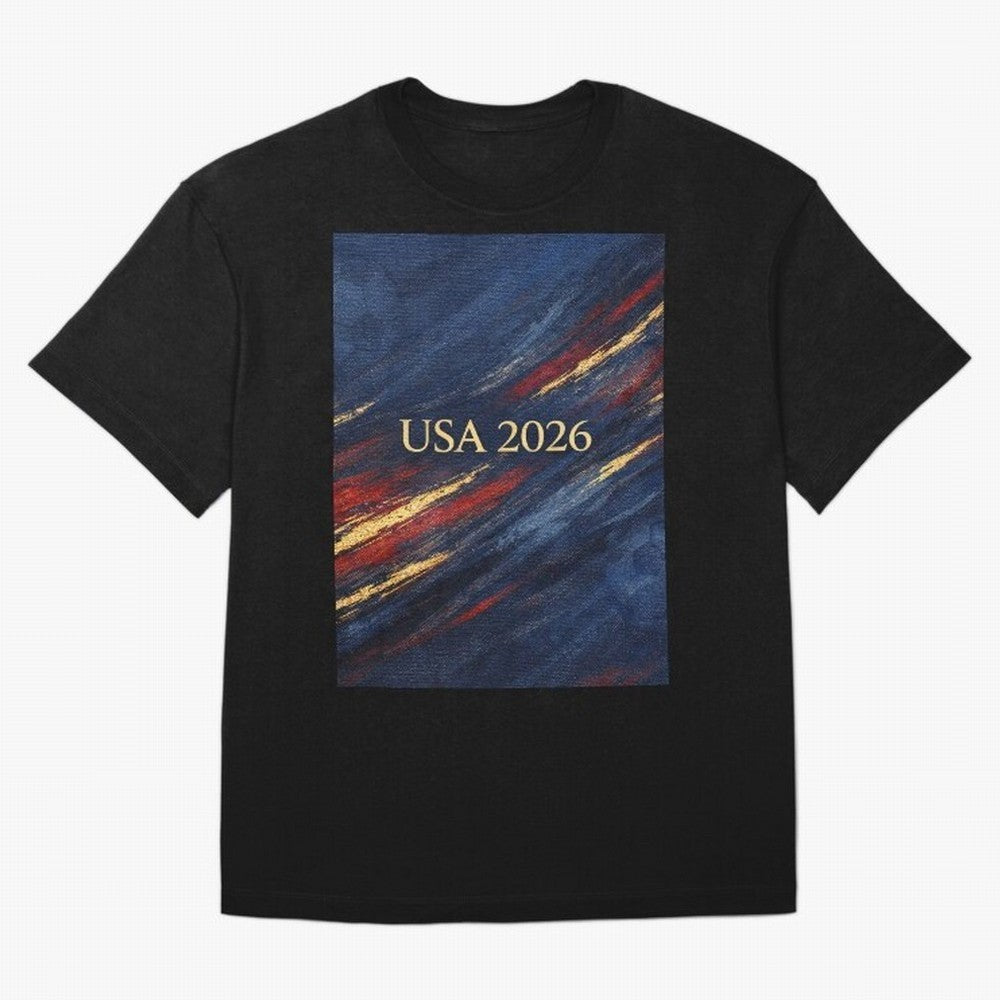 Elevated USA 2026 Soccer Oversized T-Shirt Bring World Football Passion into the FIFA World Cup 2026 Journey through Messi Highlights, France and Portugal Pride, Fan Favorite Moments, National Team Passion, Big Match Drama and Soccer History;