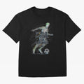 Triumphant Kick 2026 Oversized T-Shirt Show Love for Legendary Goals in Match Day Hype around FIFA World Cup 2026, Mbappe, England, Sports Nostalgia, International Competition, Famous Players and Unforgettable Victories; Perfect for People Who Love