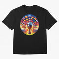 Global Football Fever (The Road to Victory) Oversized T-Shirt Make Every Kick Count in FIFA World Cup 2026 Group Stage Spirit, Featuring France, Neymar, Stadium Memories, Football Loyalty, International Chants and Championship Tradition; Ideal for