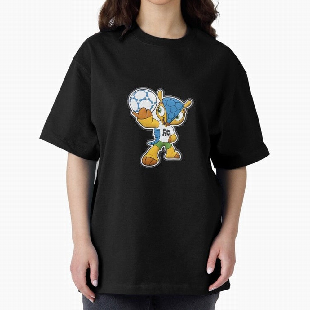 Brazil 14 Oversized T-Shirt Show Match Day Excitement for FIFA World Cup 2026 Inspired by Neymar, Brazil, Portugal and Argentina Energy, Worldwide Fan Energy, Dramatic Goals, Stadium Lights and Championship Celebrations; Great for Supporters Who