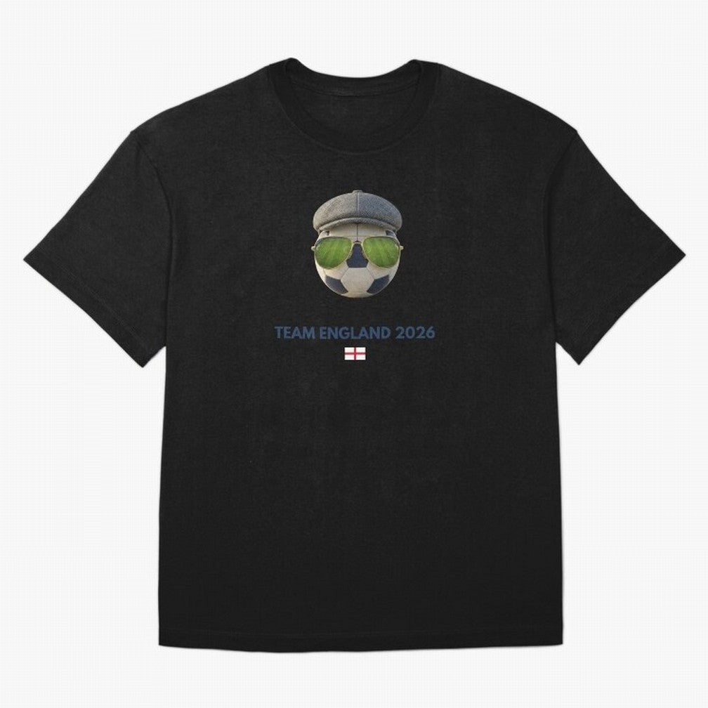 Football Fan Gear: Team England 2026 Oversized T-Shirt Enjoy Match Day Hype around FIFA World Cup 2026 Group Stage, Messi, CR7 and Mbappe, Netherlands, Global Supporter Spirit, Legendary Goals, National Colors and Tournament Celebration; Perfect