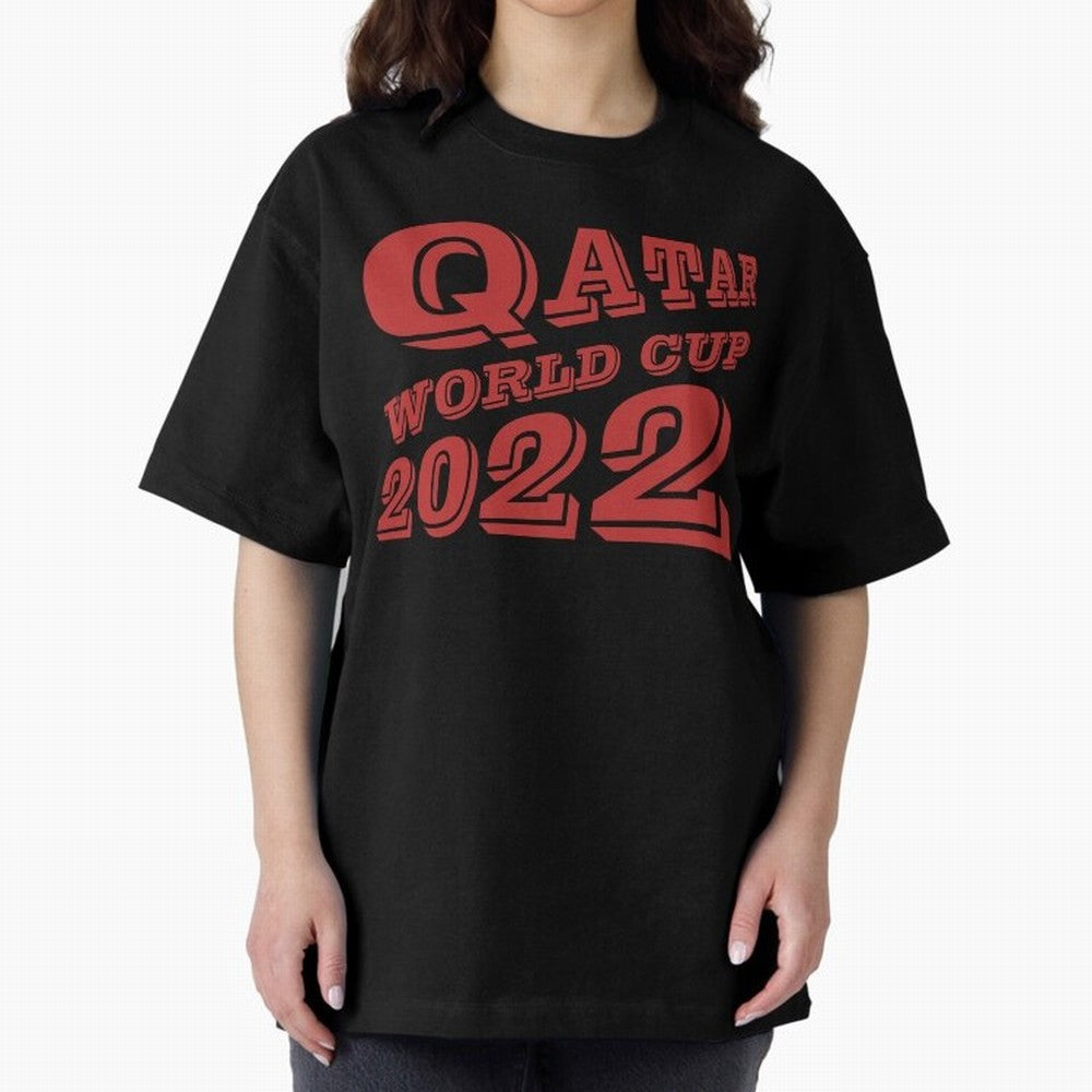 Qatar World Cup 2022 Oversized T-Shirt Honor the Football Icons of FIFA World Cup 2026 for Fans of Messi and Portugal, Bringing Fan Favorite Moments, National Team Passion, Big Match Drama and Soccer History; Ideal for Football Dads, Football Moms,